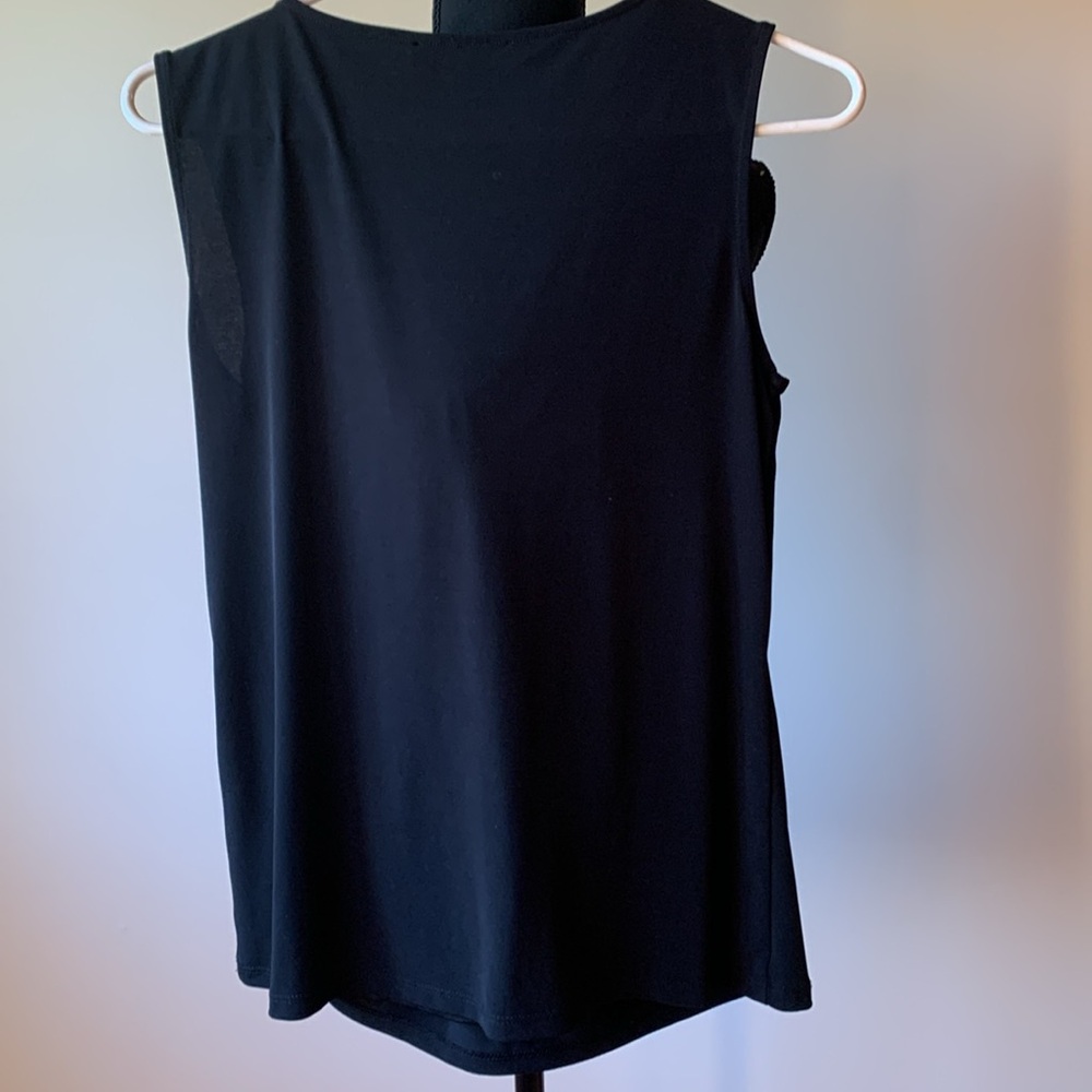 Nine West black sleeveless top - Picture 4 of 4